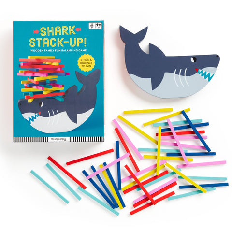 Shark Stack-up! Wooden Balancing Game - Mudpuppy