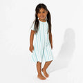Slumber Stripes Girls Bamboo Dress - Bellabu Bear