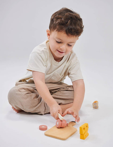 Smiley Charcuterie Chopping Board - Mentari Toys