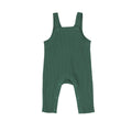 Smoke Pine Bamboo Waffle Overalls - Butterbugboutique