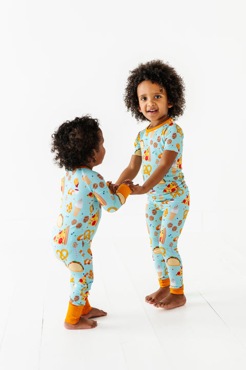 Snacks Kids Bamboo Pajamas (Pants) - Kiki + Lulu