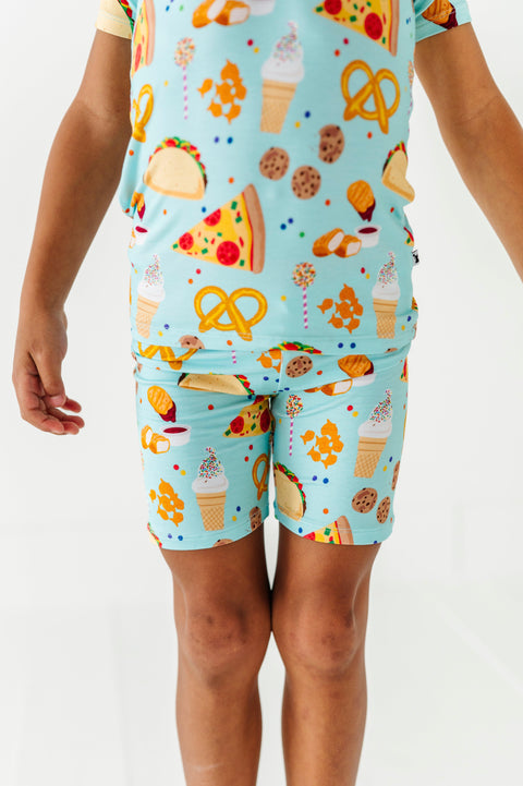 Snacks Kids Bamboo Pajamas (Shorts) - Kiki + Lulu