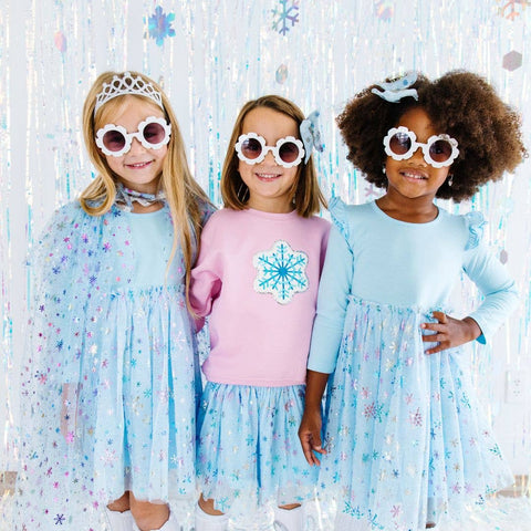 Snow Princess Iridescent Girls Tutu Skirt - Sweet Wink