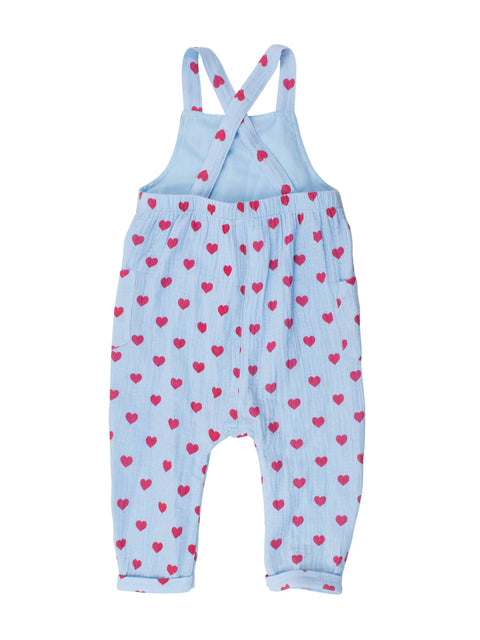 Steal Your Heart Overall Jumpsuit - RuffleButts + RuggedButts