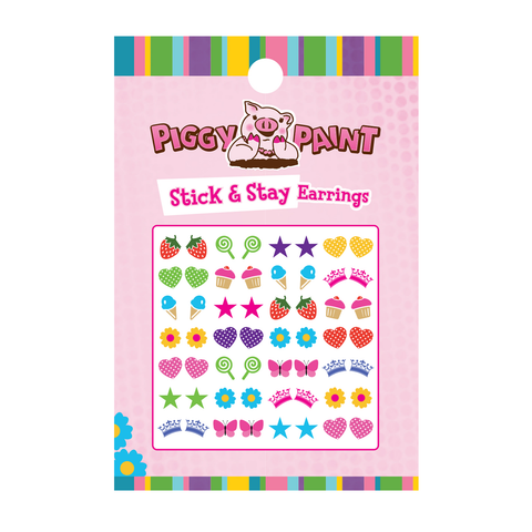 Stick & Stay Earrings - Piggy Paint