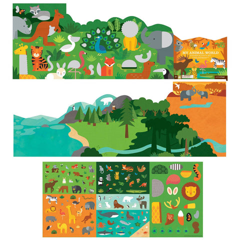 Sticker Activity Set (My Animal World) - Petit Collage