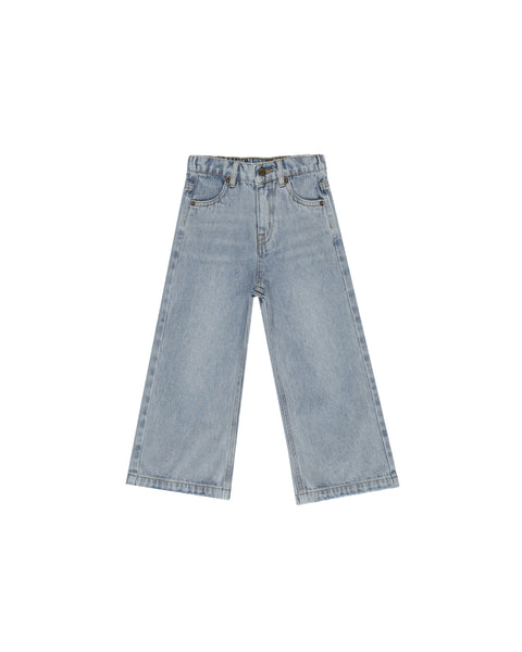 Straight Leg Pant | Light Washed Denim - Rylee + Cru