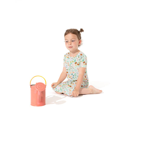 Summer Floral Girls Bamboo Dress - Bellabu Bear