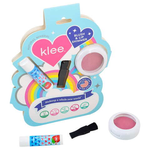 Sweet Cherry Spark Blush & Lip Shimmer Set - Klee Naturals