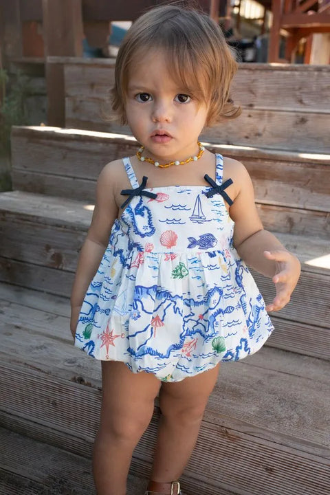 Baby Girls Tia Bubble - Island Map