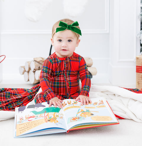 Tartan Plaid Bamboo Convertible Romper - Birdie Bean