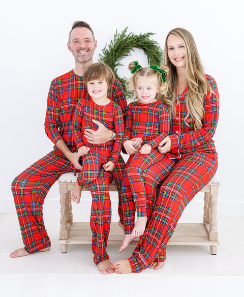 Tartan Plaid Women's Lounge Set - Birdie Bean