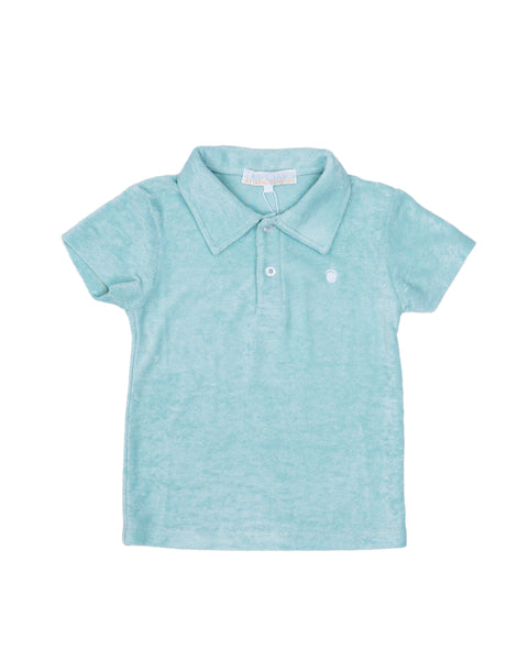 Watson Terry Cloth Teal Polo