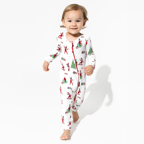 The Elf on the Shelf Bamboo Convertible Footie - Bellabu Bear