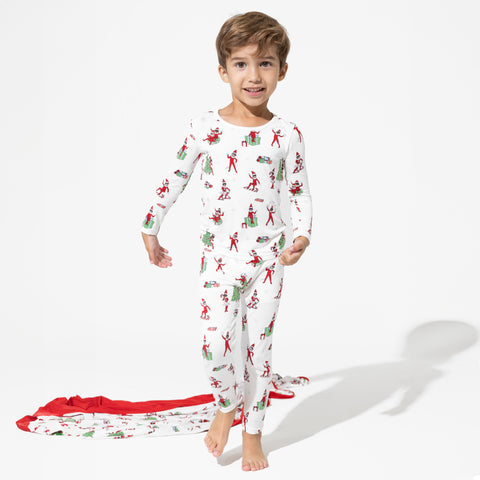 The Elf on the Shelf Bamboo Kids Pajamas - Bellabu Bear