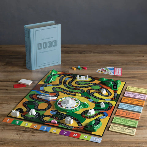 The Game of Life Vintage Bookshelf Edition Board Game - WS Game Company