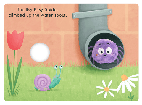 The Itsy Bitsy Spider Finger Puppet Book - Little Hippo Books
