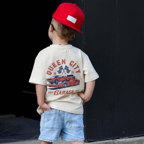 The Queen City Garage Boys Graphic Tee - Little Rad Things