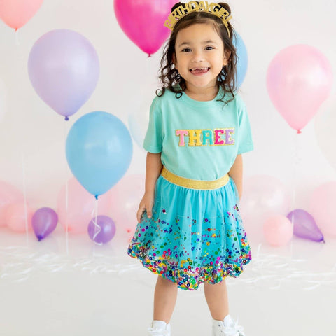 Third Birthday Patch Kids Shirt - Sweet Wink