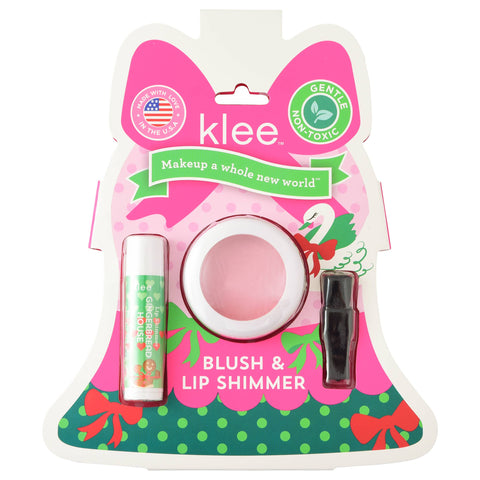 Tinsel Dream - Holiday Blush and Lip Shimmer Set: Tinsel Dream - Klee Naturals