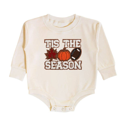 Tis The Season Pumpkin Patch Baby Romper - Sweet Wink