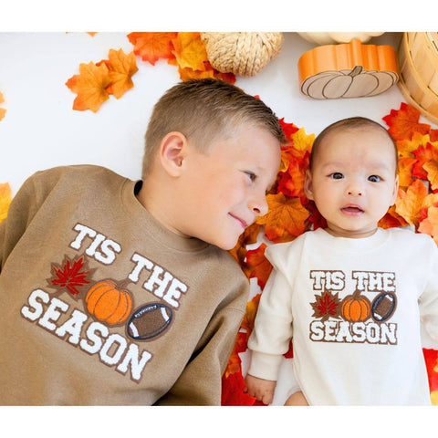 Tis The Season Pumpkin Patch Baby Romper - Sweet Wink