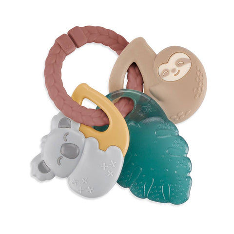 Tropical Itzy Keys Texture Ring with Teether + Rattle - Itzy Ritzy