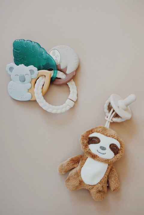 Tropical Itzy Keys Texture Ring with Teether + Rattle - Itzy Ritzy