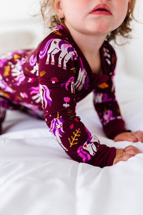 Unicorn Dreams Baby Bamboo Pajamas - Kiki + Lulu