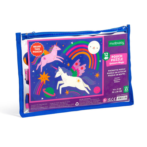 Unicorn Magic 12 Piece Pouch Puzzle - Mudpuppy