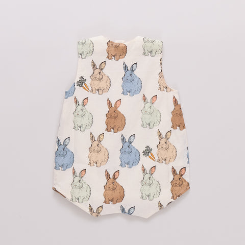 Baby Boys Noah Jumper - Blue Vintage Bunnies