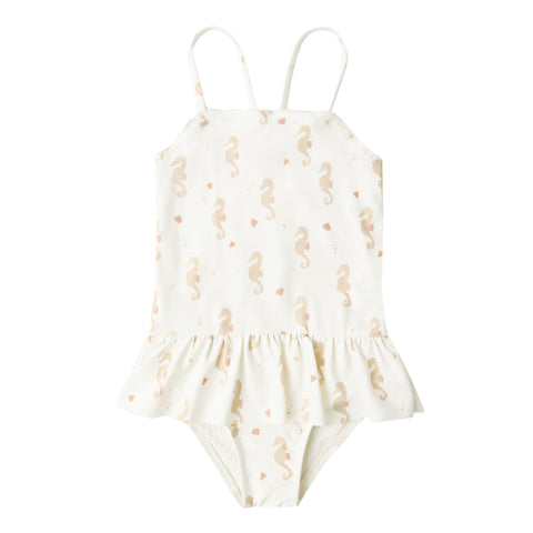 Tori Skirted One-Piece || Seahorses