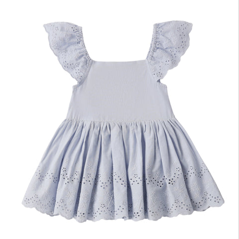 Remi Romper || Periwinkle