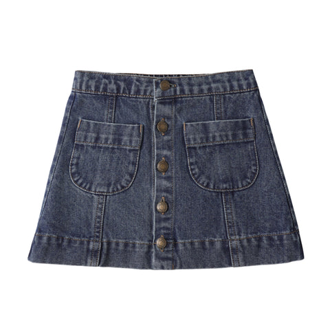 Denver Mini Skirt || Navy