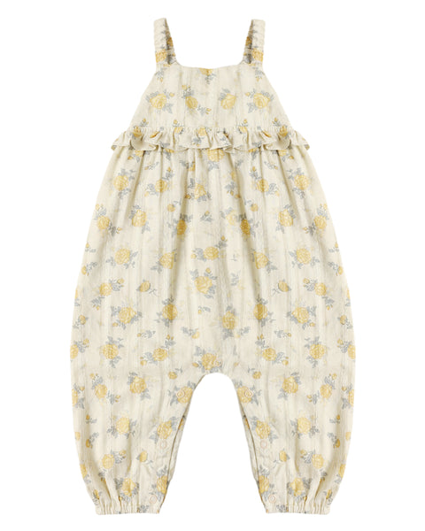 Kinsley Jumpsuit || Lemon Ditsy Flower