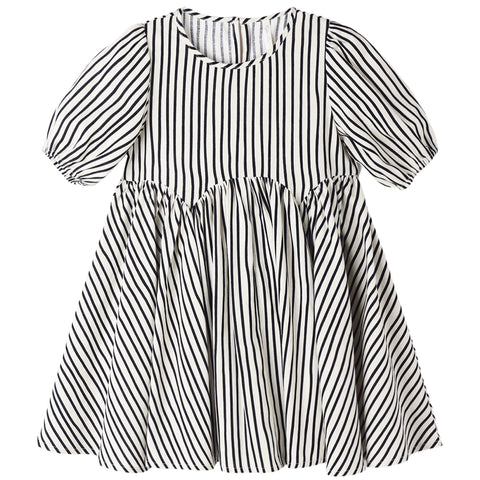Rose Dress || Wavy Stripe
