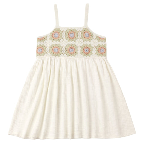 Crochet Sundress || Citron Daisy Check