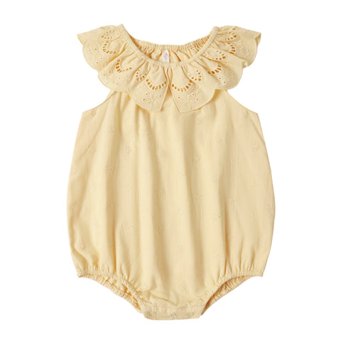 Myla Romper || Lemon