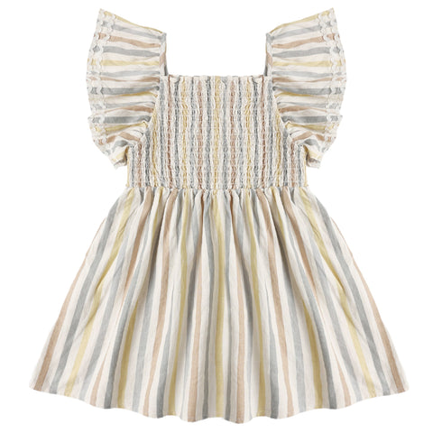 Lindsay Dress || Valencia Stripe