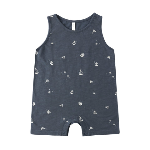 Sleeveless One-Piece || Maritime