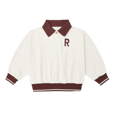 Collared Sweatshirt | Natural