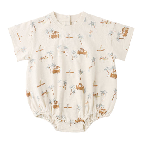 Relaxed Bubble Romper || Surf Town