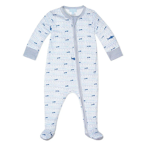 Sharks Zip Baby Pajama