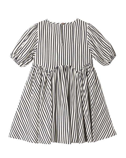 Rose Dress || Wavy Stripe