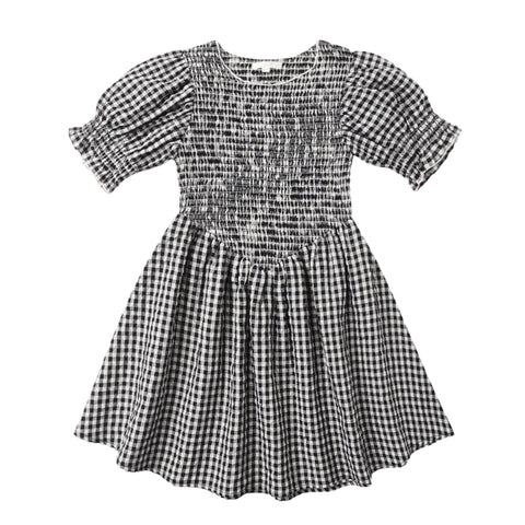 Louise Dress || Black Check