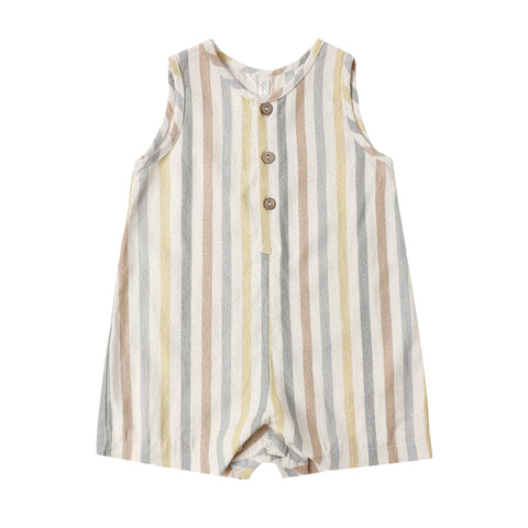 Mavrick Romper || Valencia Stripe