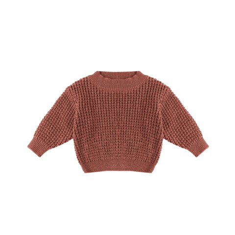 Chunky Knit Sweater | Cranberry