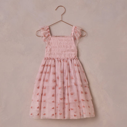 Valentina Dress | Bubblegum Hearts - Noralee