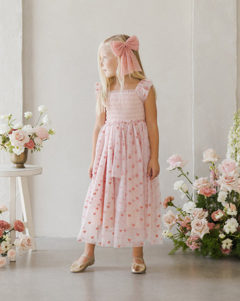 Valentina Dress | Bubblegum Hearts - Noralee