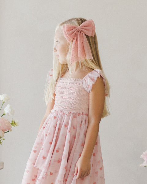 Valentina Dress | Bubblegum Hearts - Noralee